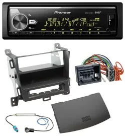 Pioneer Bluetooth USB DAB MP3 Autoradio für Opel Zafira Tourer ab 12 jet black