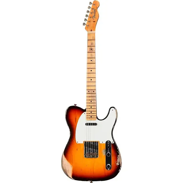 Электрогитара Fender Custom Shop LE '58 Telecaster Heavy Relic Faded Aged Chocolate 3-Color Sunburst