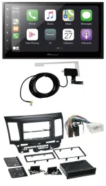 Автомагнитола для Mitsubishi Lancer (EVO), с 2008 Pioneer 2-DIN USB MP3 Bluetooth DAB