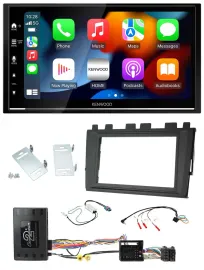Kenwood DAB USB Bluetooth 2DIN Lenkrad Autoradio für VW Polo ab 2018 MIB II Info