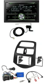 Pioneer CD USB Lenkrad Bluetooth 2DIN DAB Autoradio für Chevrolet Spark 2013-201