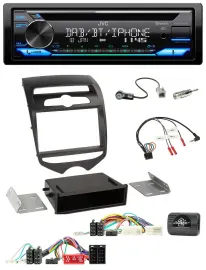 JVC Bluetooth Lenkrad USB DAB CD Autoradio für Hyundai ix20 ab 2010 man. Klima