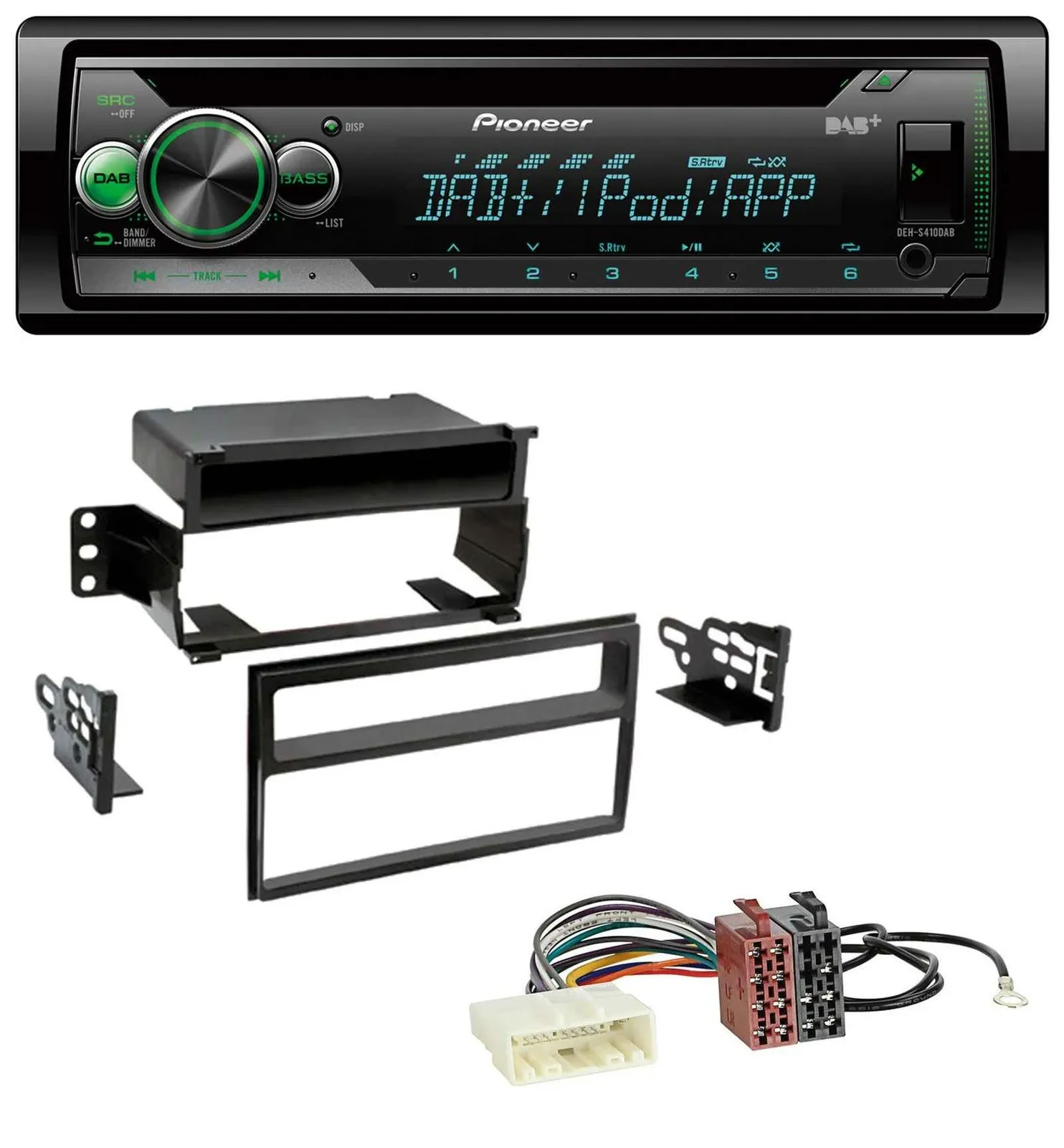 Автомагнитола для Nissan Versa/Tiida (с 2007) Pioneer USB MP3 DAB AUX CD