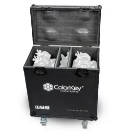 ColorKey CKU-9062 Flight Case with Casters for 2x Creator Beam 150 Lights idjnow