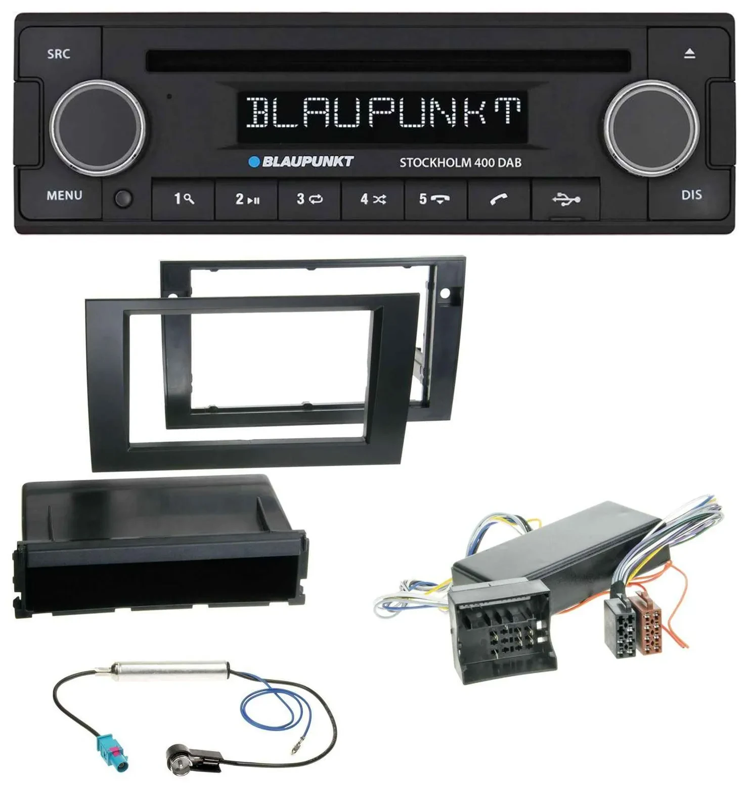 Автомагнитола Blaupunkt MP3 Bluetooth DAB CD USB для Audi A4 B5 1999–2001