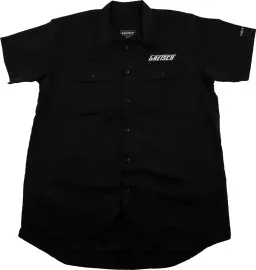 Genuine Gretsch Streamliner Logo Black Men's Workshirt, Size XL #9224797706