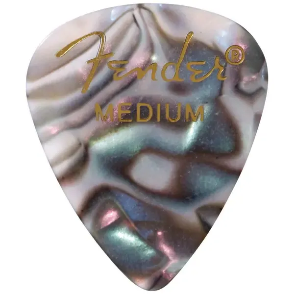 Медиаторы Fender Premium Celluloid Abalone Medium Guitar Picks
