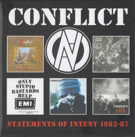 CONFLICT - Statements Of Intent 1982-87 (5CD, Box)