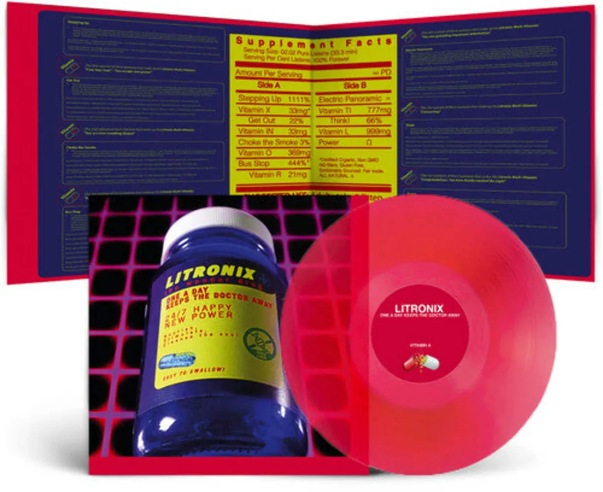 Виниловая пластинка Litronix – One a Day Keeps the Doctor Away (Релиз 2025), красный винил