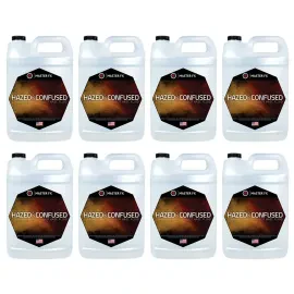 Master FX Hazed and Confuzed Pro Water-Based Haze Machine Juice Fluid 8 Gallon