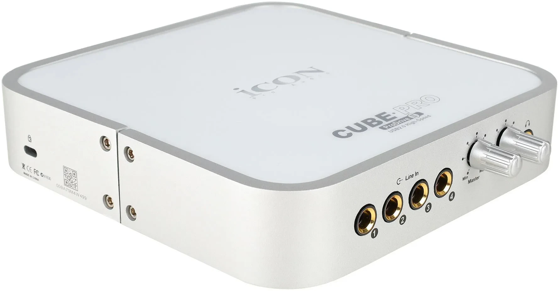 Аудиоинтерфейс USB  Icon [Cube Pro] 24 бит/192 кГц. 4 балансных линейных входа, 4 балансных линейных выхода, выход для наушников, USB 2.0