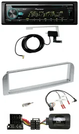 Pioneer MP3 Lenkrad CD USB DAB Autoradio für Alfa 147 GT silbergrau