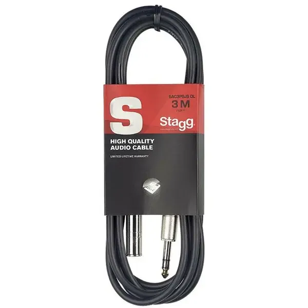 Коммутационный кабель Stagg SAC3PSJS DL 3 м