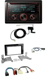 Pioneer 2DIN MP3 DAB USB CD Bluetooth Autoradio für Toyota Aygo AB7 ab 2022 klav