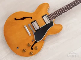 1958 Gibson ES-335 TDN Vintage Semi-Hollow Blonde Thin Top w/ PAFs, Case