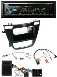 Pioneer DAB Lenkrad CD USB Bluetooth Autoradio für Opel Insignia ab 08 schwarz