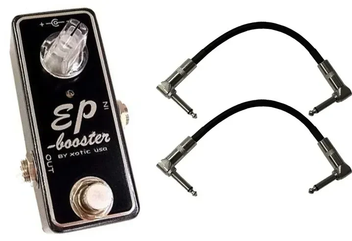 Педаль эффектов для электрогитары Xotic EP Booster с комплектом патч-кабелей