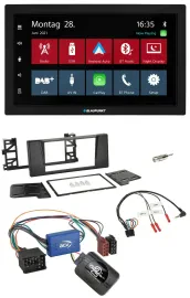 Blaupunkt Lenkrad Bluetooth DAB 2DIN USB Autoradio für BMW 5er E39 96-04 Aktivsy