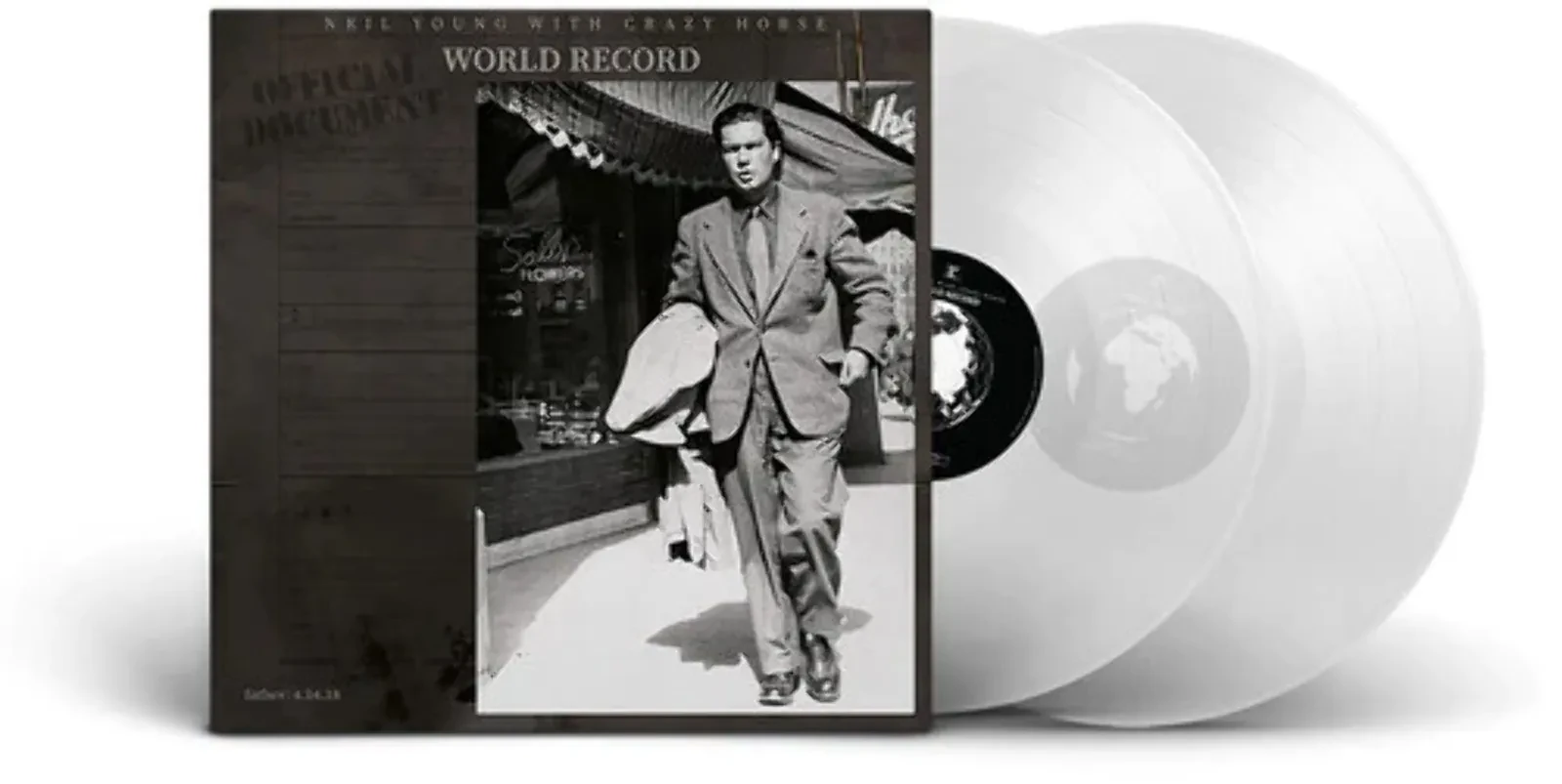 Neil Young & Crazy Horse - World Record [Indie-Exclusive Clear Vinyl] NEW