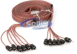 Stinger SI4617 17 ft. of 6-Channel 4000 Series RCA Interconnect Audio Cable
