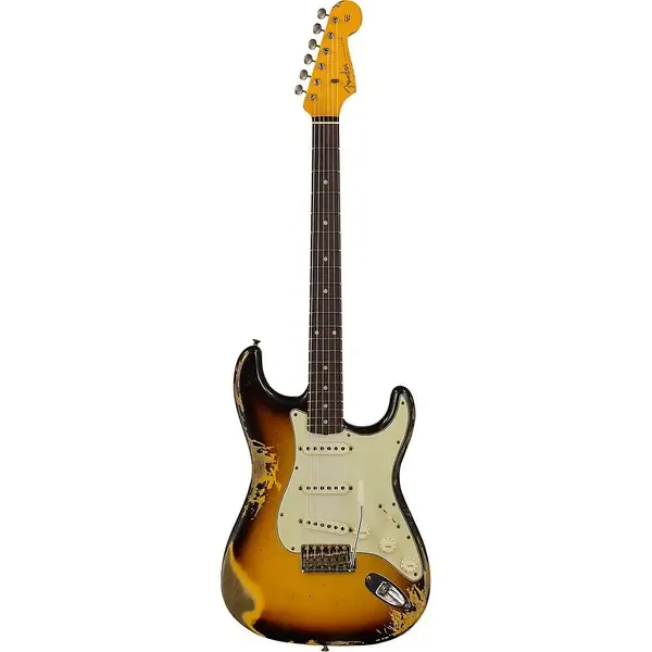 Электрогитара Fender Custom Shop '61 Stratocaster Heavy Relic Super Faded Aged Sunburst