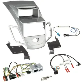 Einbauset Lenkradadapter Doppel DIN Autoradio für Ford Fiesta 2010-17 Display si