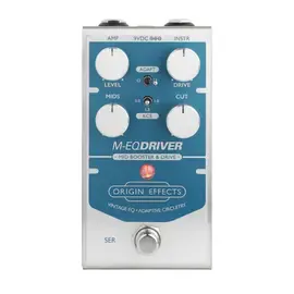 Педаль эффектов для электрогитары Origin Effects M-EQ Driver Mid Booster & Drive Effects Pedal