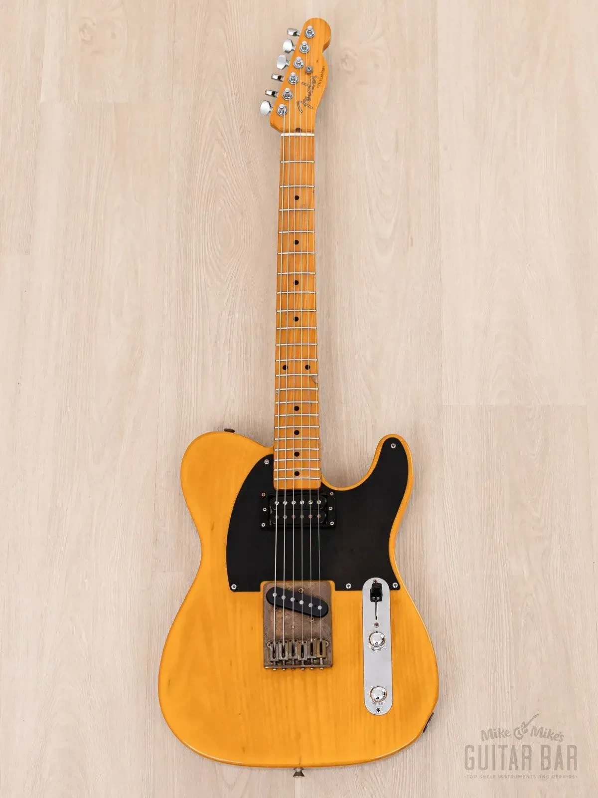 Электрогитара Fender 1952 Telecaster TL52-70SPL Keith Richards Micawber SH Butterscotch Blonde w/gigbag Japan 1989