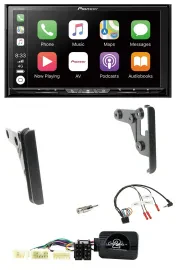 Автомагнитола Pioneer 2DIN USB DAB DVD Bluetooth для Toyota Yaris 2007–2010