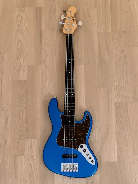 Бас-гитара ESP Custom Lab Navigator 5 String Fretless Active J Bass w/case Japan 2014