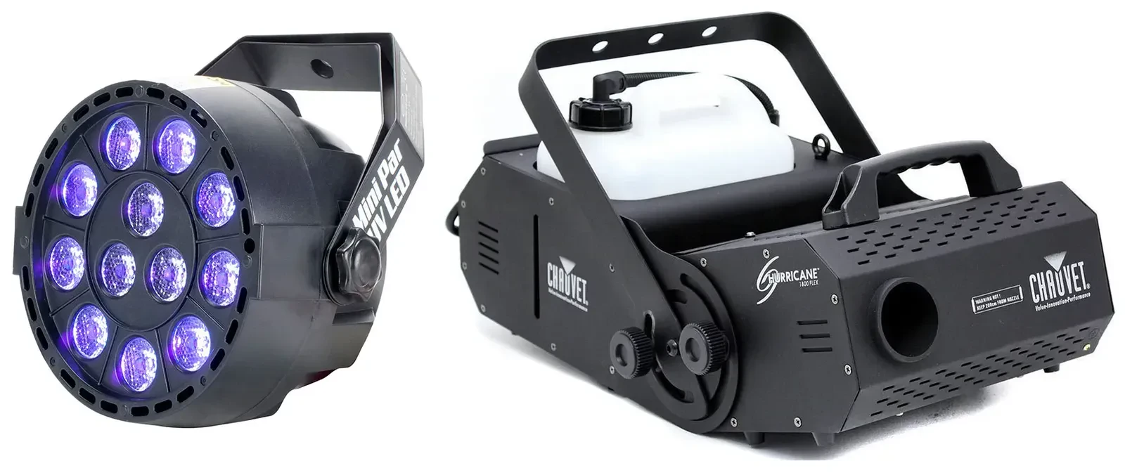 Комплект светового оборудования Chauvet DJ H-1800 HURRICANE FLEX + Mini Par UV LED