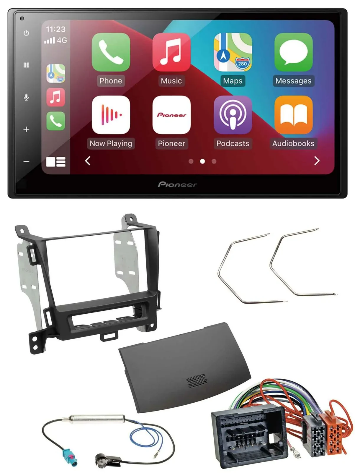 Pioneer USB MP3 DAB 2DIN Bluetooth Autoradio für Opel Zafira ab 12 jet black