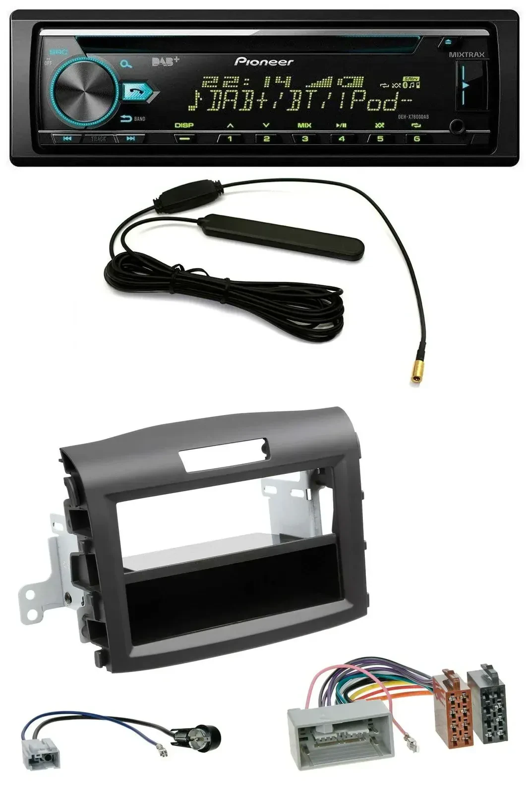 Pioneer CD MP3 AUX DAB USB Autoradio für Honda CR-V (ab 2013)