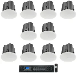 Потолочная акустика для ресторанов/баров JBL Control 416C/T + RCS350-6 6.5", 70V (набор)