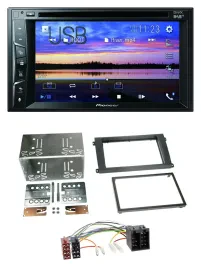 Автомагнитола Pioneer 2DIN Bluetooth USB DVD DAB MP3 для Porsche Cayenne 2002–2007