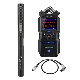 Sennheiser Sennheiser MKE 600 Shotgun Microphone with Zoom H4n Pro 4-Input/4-Tra