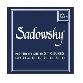 Струны для электрогитары Sadowsky Blue Label Pure Nickel 12-52