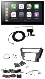 Pioneer USB Lenkrad 2DIN Bluetooth DAB Autoradio für BMW 3er 4er 2012-2016 ohne