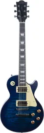 EKO LS-300 E-Gitarre Blue Quilted