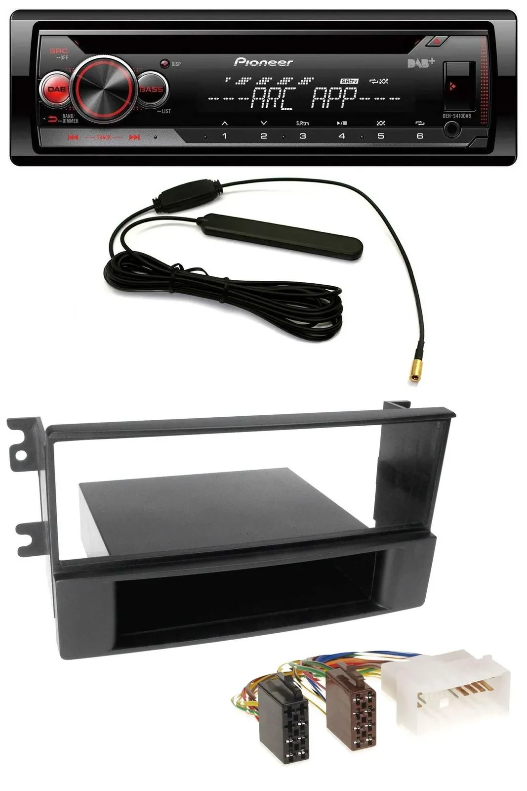 Pioneer CD USB AUX DAB MP3 Autoradio für Kia Sorento (ab 2006)