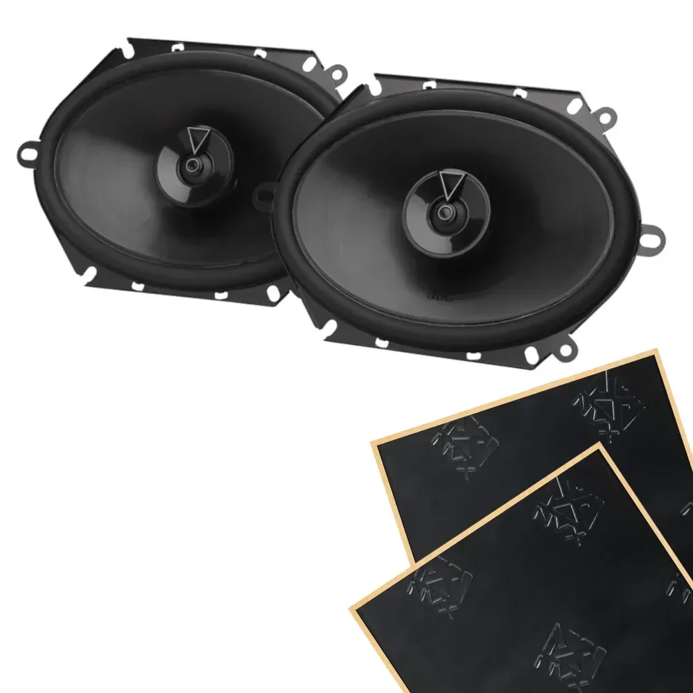 JBL CLUB 864F 6x8" Club Series Coaxial Car Speakers w/ Sound Damping