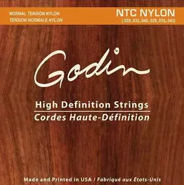 Комплект струн для классической гитары Godin 009350 NTC Nylon