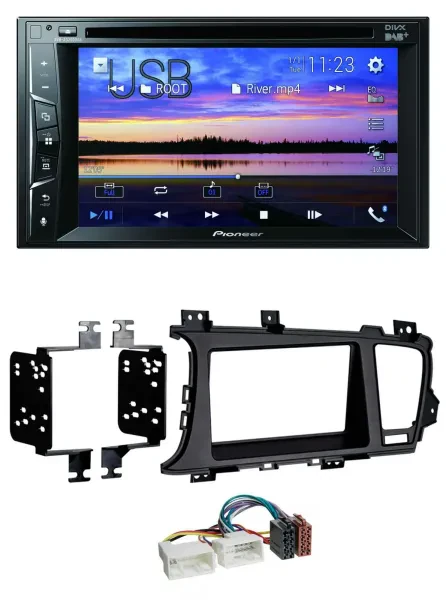 Pioneer Bluetooth 2DIN USB DVD DAB MP3 Autoradio für Kia Optima (ab 2012)