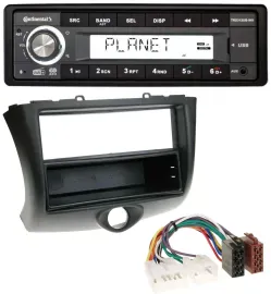 Автомагнитола для Toyota Yaris (2003–2006) Continental 1 DIN, USB, AUX, DAB, MP3