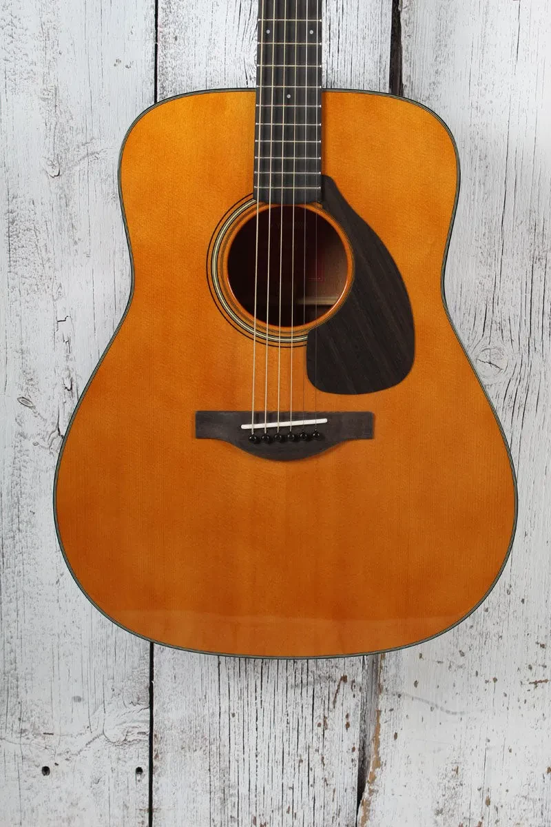 Yamaha FG5 Red Label Dreadnought Acoustic Guitar Natural with Hardshell Case