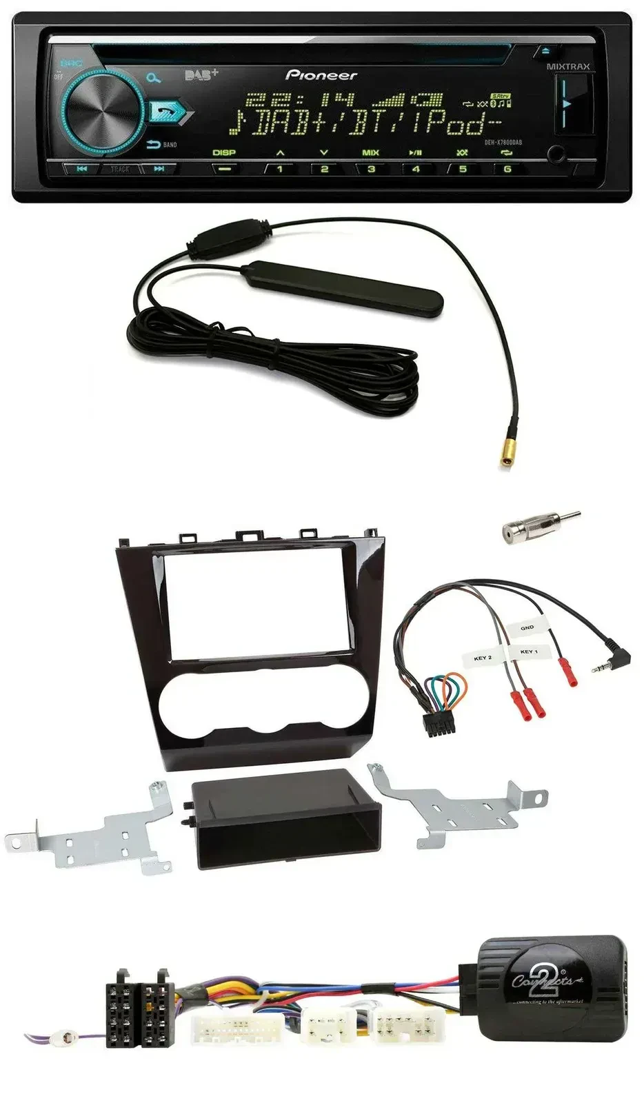 Автомагнитола для Subaru Forester (с 2015) Pioneer CD, MP3, DAB, USB