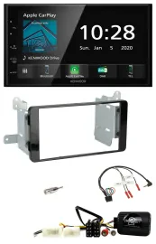 Kenwood Bluetooth Lenkrad DAB USB 2DIN Autoradio für Mitsubishi L200 ab 10/2015