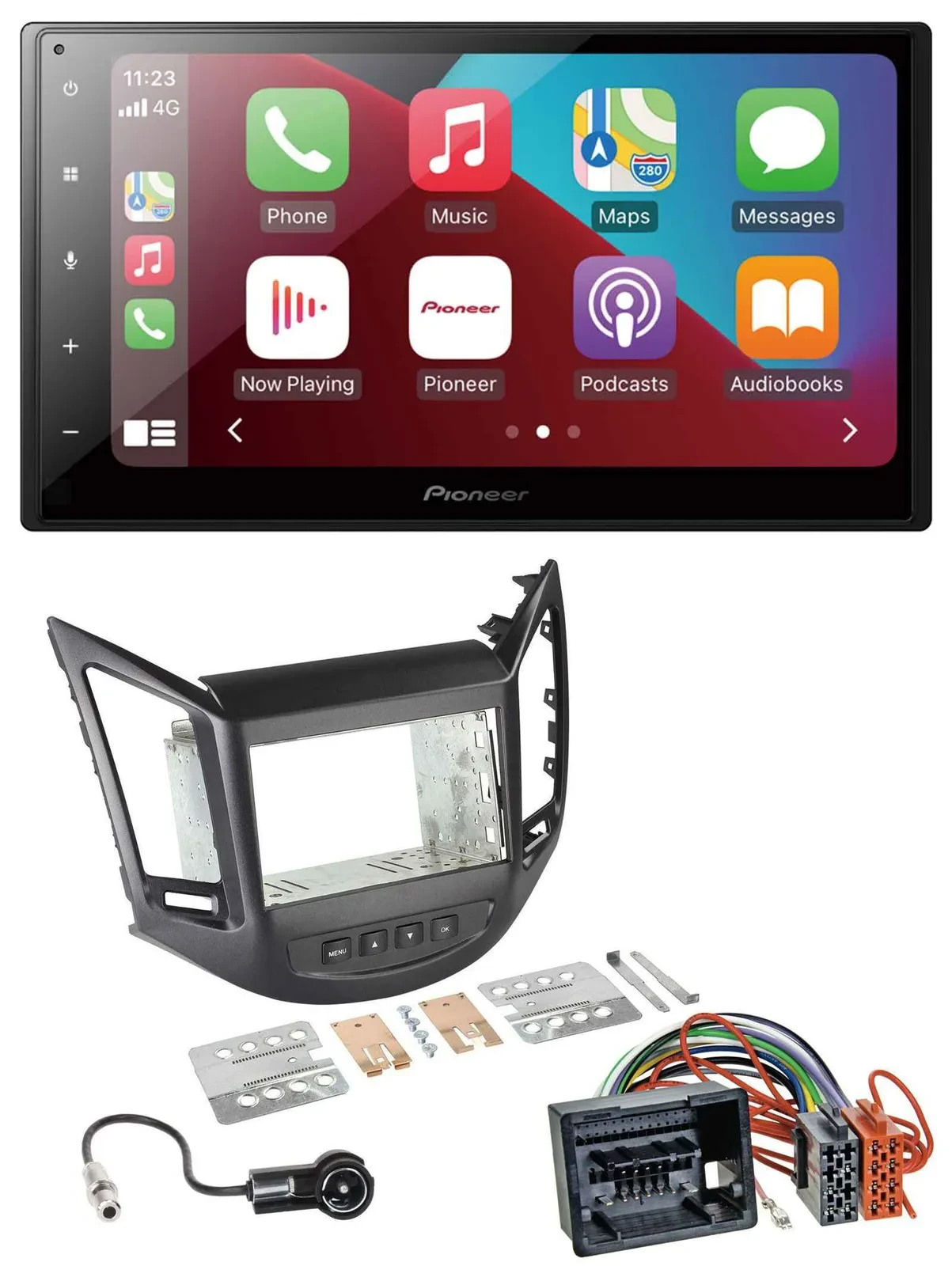 Pioneer USB MP3 DAB 2DIN Bluetooth Autoradio für Chevrolet Orlando KL1Y/KL1YN ab