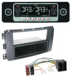 Dietz USB DAB MP3 Bluetooth Autoradio für Smart ForFour 454 ForTwo 451 ISO