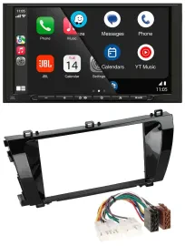 JBL USB 2DIN MP3 Bluetooth AUX Autoradio für Toyota Corolla (ab 2014)